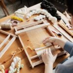 Photo of Person Weaving