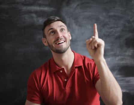 Man in Red Polo Shirt Thought a Good Idea