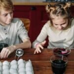 Kids Making DIY Easter Eggs